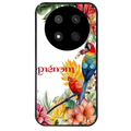 Coque noire taperso pour Magic 7 LITE et PRO avec motif perroquet personnalisee protection antichoc personnalisée