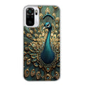 Coque taperso pour Redmi Note 10 4G 5G PRO 10S avec motif paon bijoux protection antichoc personnalisée