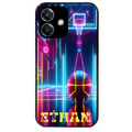 Coque noire taperso pour OPPO A40 avec motif basket electro personnalisee protection antichoc personnalisée