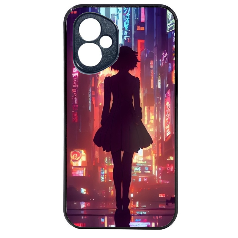 Coque noire taperso pour Honor 400 et Lite Pro Smart avec motif new york anime protection antichoc personnalisée