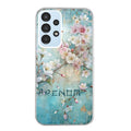 Coque taperso pour Galaxy A13 4G et 5G A23 A53 avec motif fleur sakura personnalisee protection antichoc personnalisée