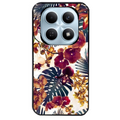 Coque noire taperso pour POCO M8 5G et PRO 5G avec motif jungle couleurs d'automne protection antichoc personnalisée