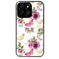 Coque noire taperso pour Honor X8 5G avec motif fleur et papillon protection antichoc personnalisée