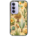 Coque noire taperso pour Redmi 15 4G et 5G avec motif cactus et succulent protection antichoc personnalisée