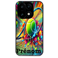 Coque noire taperso pour OnePlus 15 avec motif tennis color personnalisee protection antichoc personnalisée