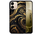 Coque noire taperso pour OPPO A6 A6X 4G et 5G avec motif marbre noir protection antichoc personnalisée