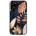 Coque noire taperso pour OnePlus Nord CE5 avec motif jungle et feuilles protection antichoc personnalisée