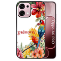 Coque noire taperso pour OPPO A6 PRO 4G et 5G avec motif perroquet personnalisee protection antichoc personnalisée