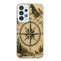 Coque taperso pour Galaxy A13 4G et 5G A23 A53 avec motif voyage et boussole protection antichoc personnalisée