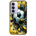 Coque noire taperso pour Redmi 15 4G et 5G avec motif football personnalisee protection antichoc personnalisée