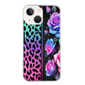 Coque taperso pour Iphone 12 et PRO MINI PRO MAX avec motif leopard et fleur protection antichoc personnalisée