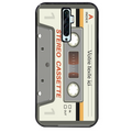 Coque noire taperso pour OPPO Reno 2 et 2Z avec motif cassette grise personnalisable protection antichoc personnalisée