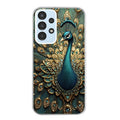 Coque taperso pour Galaxy A13 4G et 5G A23 A53 avec motif paon bijoux protection antichoc personnalisée