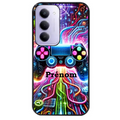 Coque noire taperso pour Redmi 15 4G et 5G avec motif gamer electro personnalisee protection antichoc personnalisée