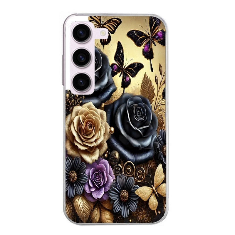 Coque taperso pour Galaxy A13 4G et 5G A23 A53 avec motif papillon gothic protection antichoc personnalisée