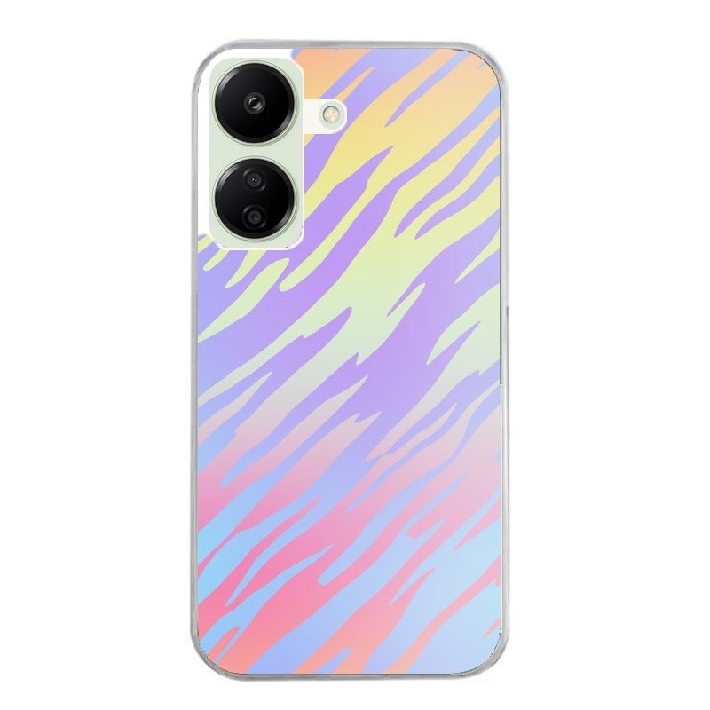 Coque taperso pour POCO C65 4G avec motif zebre pastel protection antichoc personnalisée