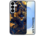 Coque noire taperso pour galaxy S26 et PLUS ULTRA FE avec motif tigre et fleur protection antichoc personnalisée