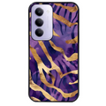 Coque noire taperso pour Redmi 15 4G et 5G avec motif zebre violet protection antichoc personnalisée