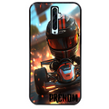 Coque noire taperso pour OPPO Reno 2 et 2Z avec motif karting f1 personnalisee protection antichoc personnalisée