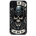 Coque noire taperso pour galaxy A22 A32 A52 A52S 4G 5G  avec motif mort motard protection antichoc personnalisée