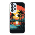 Coque taperso pour Galaxy A13 4G et 5G A23 A53 avec motif hawaii palmier protection antichoc personnalisée