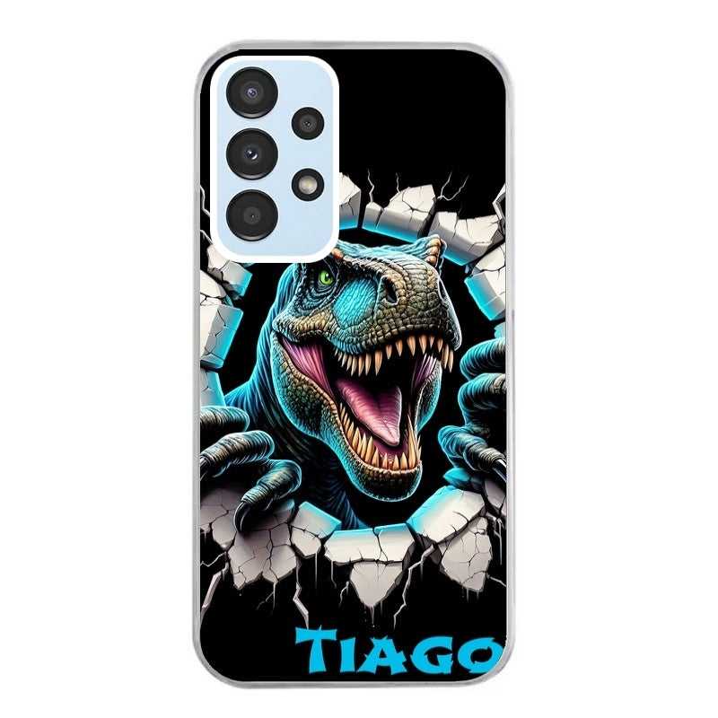 Coque taperso pour Galaxy A13 4G et 5G A23 A53 avec motif dino t rex personnalisee protection antichoc personnalisée