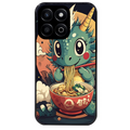 Coque noire taperso pour Honor 70 LITE 90 et LITE avec motif dragon ramen 1 protection antichoc personnalisée