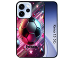 Coque noire taperso pour OPPO Reno 15 et F FS 5G avec motif foot etoile personnalisee protection antichoc personnalisée