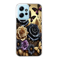 Coque taperso pour POCO X5 5G avec motif papillon gothic protection antichoc personnalisée