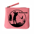 Porte monnaie personnalisé golf en feutrine en feutrine