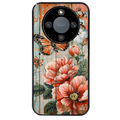 Coque noire taperso pour Magic 5 6 LITE et PRO avec motif bois et papillon 3 protection antichoc personnalisée