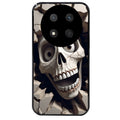 Coque noire taperso pour Magic 7 LITE et PRO avec motif tete de mort smile protection antichoc personnalisée
