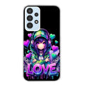 Coque taperso pour Galaxy A13 4G et 5G A23 A53 avec motif anime manga et love protection antichoc personnalisée