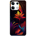 Coque taperso pour POCO X6 5G avec motif tropical jaune protection antichoc personnalisée