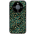 Coque noire taperso pour Magic 5 6 LITE et PRO avec motif leopard vert protection antichoc personnalisée