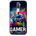 Coque noire taperso pour OPPO A5 A9 2020 avec motif gamer protection antichoc personnalisée