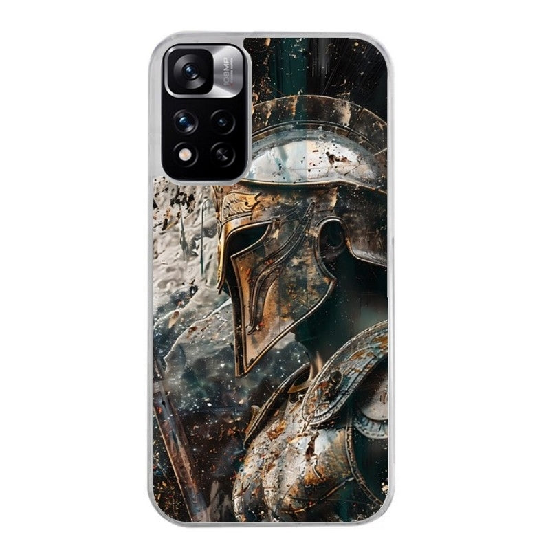 Coque taperso pour Redmi Note 10 4G 5G PRO 10S avec motif spartan guerrier protection antichoc personnalisée