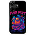 Coque noire taperso pour POCO M6 4G avec motif capybara club protection antichoc personnalisée