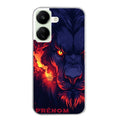 Coque taperso pour POCO C65 4G avec motif lion anime protection antichoc personnalisée