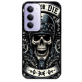 Coque noire taperso pour Redmi 15 4G et 5G avec motif mort motard protection antichoc personnalisée