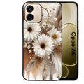 Coque noire taperso pour OPPO A6 A6X 4G et 5G avec motif dreamcatcher marguerite protection antichoc personnalisée