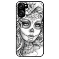 Coque noire taperso pour OnePlus Nord CE5 avec motif mort calavera tatoo protection antichoc personnalisée