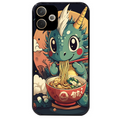 Coque noire taperso pour OPPO A5 PRO 4G et 5G avec motif dragon ramen 1 protection antichoc personnalisée