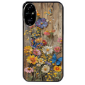 Coque noire taperso pour Honor 200 et Lite Pro Smart avec motif bois et papillon 1 protection antichoc personnalisée