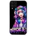 Coque noire taperso pour galaxy A22 A32 A52 A52S 4G 5G  avec motif anime manga et psycho protection antichoc personnalisée
