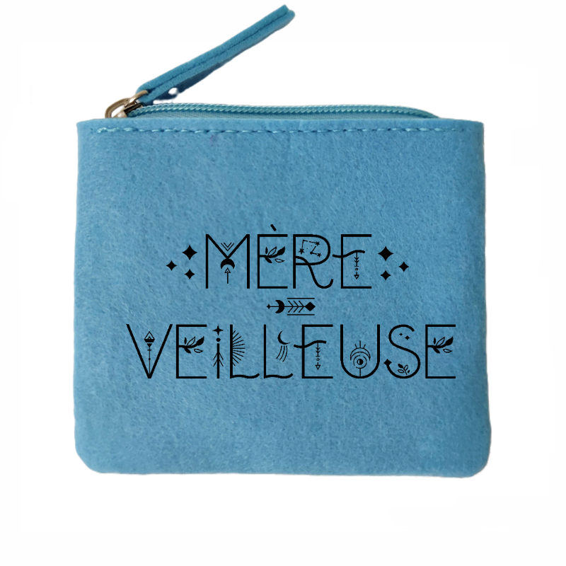 Porte monnaie maman merveilleuse astro en feutrine en feutrine