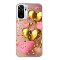 Coque taperso pour Redmi Note 10 4G 5G PRO 10S avec motif coeur rose protection antichoc personnalisée