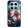 Coque noire taperso pour POCO M8 5G et PRO 5G avec motif papillon arc protection antichoc personnalisée