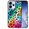 Coque noire taperso pour OPPO Reno 15 et F FS 5G avec motif leopard arc protection antichoc personnalisée