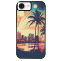 Coque noire taperso pour Iphone 17 17E AIR MAX PRO avec motif hawaii retro protection antichoc personnalisée